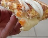 Foto langkah ke 6 dari resep Roti Ommelete moza.