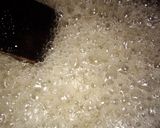 A picture of step 2 of Almond Chikki.