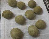 A picture of step 15 of Spinach cheese balls with Mediterranean chickpea salad.
