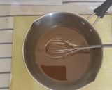 Foto langkah ke 2 dari resep Puding Kopi Coklat Biskuit.