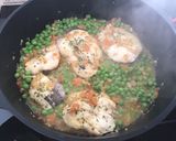Foto del paso 4 de la receta Merluza con guisantes