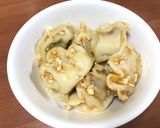 A picture of step 4 of Golden Salted Egg Dumplings (Salted Egg Stir-Fried Dumplings).