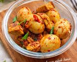 Foto langkah ke 4 dari resep Balado Telur Tahu (bumbu instan).