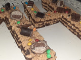 Chocotorta en forma de número