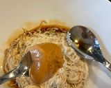 A picture of step 2 of Peanut Sauce Black Soybean Tofu Noodles (Low-Carb).