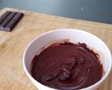 Une image de l'étape 1 de Fondant au chocolat coeur coulant.