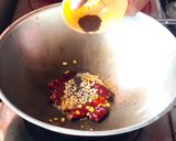 A picture of step 1 of Ragi upma.