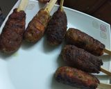 A picture of step 5 of Soyabean Kebab Stick Rolls.