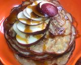 A picture of step 7 of Apple cinnamon pancake🍎🥞.