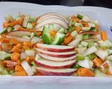 A picture of step 2 of Fruits & veg salad.