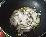 A picture of step 3 of Green Amaranth Leaves Sabji.