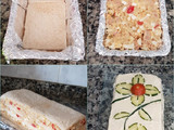 Pastel frío atún y pan de molde