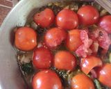 A picture of step 3 of Chavlaye ki sabje.