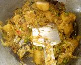 বাঁধাকপি  ও কাতলা মাছের মাথার ঘন্ট (bandhakopi o katla macher ghonto recipe in Bengali) রেসিপি ধাপ - 5 ছবি