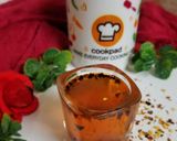 A picture of step 6 of Red Chilli oil.