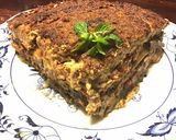 A picture of step 7 of California Farm Lamb Blue Cheese Moussaka.