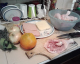 Foto del paso 1 de la receta: Pernil de pollo relleno y arroz a la jardinera