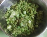 A picture of step 3 of Matar cabbage quick bhaji.
