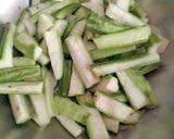 A picture of step 2 of Tori ki sabzi.