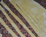 Foto del paso 3 de la receta: Pappardelle caseros con bacon y hortalizas
