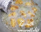 A picture of step 3 of Dill Wale Mysore Bondas or Mysore Bondas with Dill Leaves.