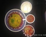 A picture of step 6 of Vegetable Masala Khichdi.
