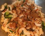 A picture of step 6 of Vegetable Macaroni.