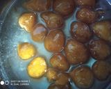 A picture of step 5 of Thaen Mittai/ Sugar candy.