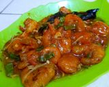 Foto langkah ke 5 dari resep Udang Saus Madu Pedas.