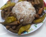 صورة لخطوة 3 من وصفة باميا مع رز