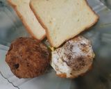 A picture of step 1 of Shami sandwich.