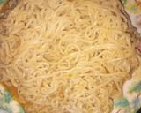 A picture of step 1 of Noodles sandwich.