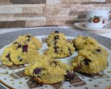 Foto del paso 5 de la receta: Bizcochitos garbanzo, banana y arándanos