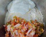 A picture of step 2 of Jowar Atta Chilla.