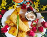A picture of step 7 of Rice flour paratha 😋😋😋🥰 masala Rice paratha 😋.