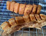 รูปขั้นตอนการทำที่ 4 ของ หมูกรอบ แบบง่ายๆ