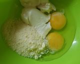Foto del paso 4 de la receta: Pastel de pollo🍗con berenjena 🍆y zucchini🥒