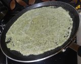 A picture of step 7 of Upma Pesarattu - Green Moong Dosa.