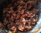 A picture of step 4 of Badam khoya dry fruit roll.