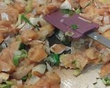 Foto del paso 2 de la receta: Lasaña de pollo y ajetes con bechamel de champiñones