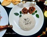 Hình bước làm 2 của món Gà nướng bơ, xôi nước cốt dừa và sốt táo