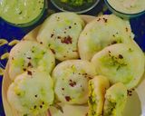 A picture of step 6 of Rava Yogurt Stuffed Idli.