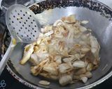 A picture of step 2 of Kathal ki sabzi.