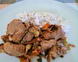Φωτογραφία βήματος 13 της συνταγής Χοιρινό Moo Shu με ρύζι καρύδας C&G