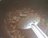 A picture of step 11 of Shahi Chana Masala biryani.