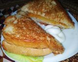 A picture of step 3 of Chicken sandwich.