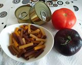 Foto del paso 1 de la receta Macarrones multicereales con atún y tomate