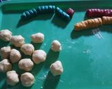 Foto langkah ke 3 dari resep Moon cake/pia rainbow.