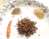 A picture of step 4 of Neem aloo fry.