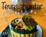 Foto del paso 4 de la receta Ensalada templada de calabacín con soja texturizada 🥒 🫚 🥑 🥗